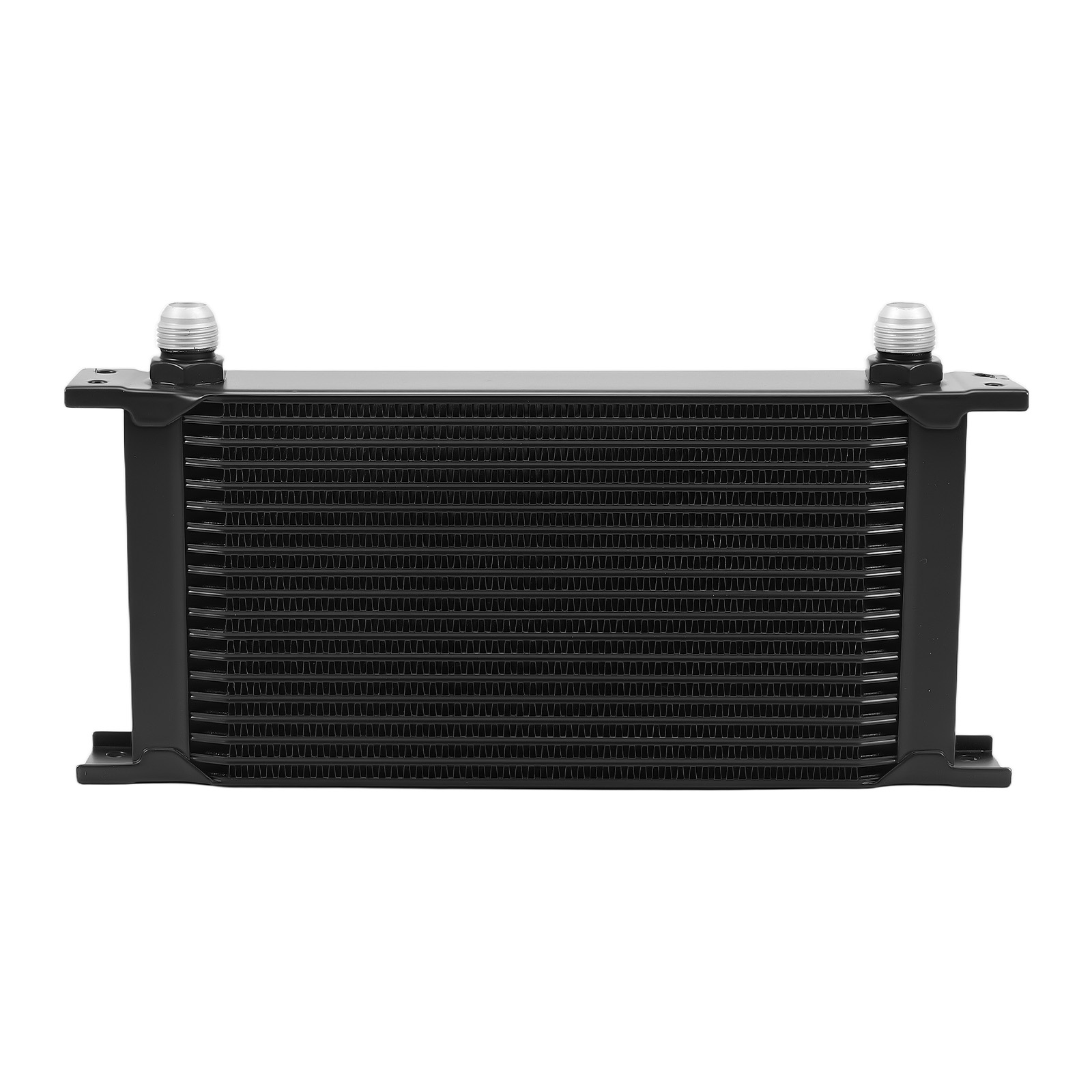 Aluminum 19 Row Transmission Oil Cooler Universal 10AN Engine Cooler Black Kit