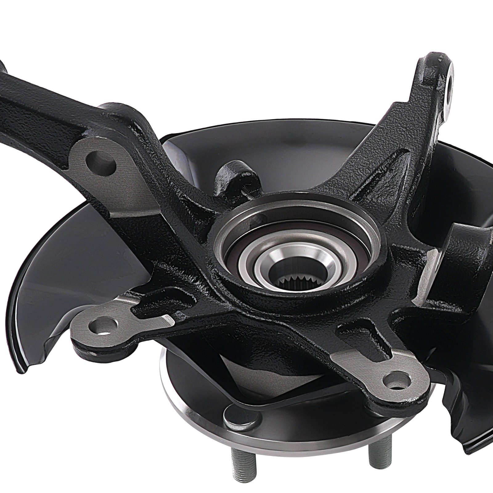 Pair Front Steering Knuckle & Wheel Hub Bearing FOR HONDA CIVIC DX, DX-G 698451