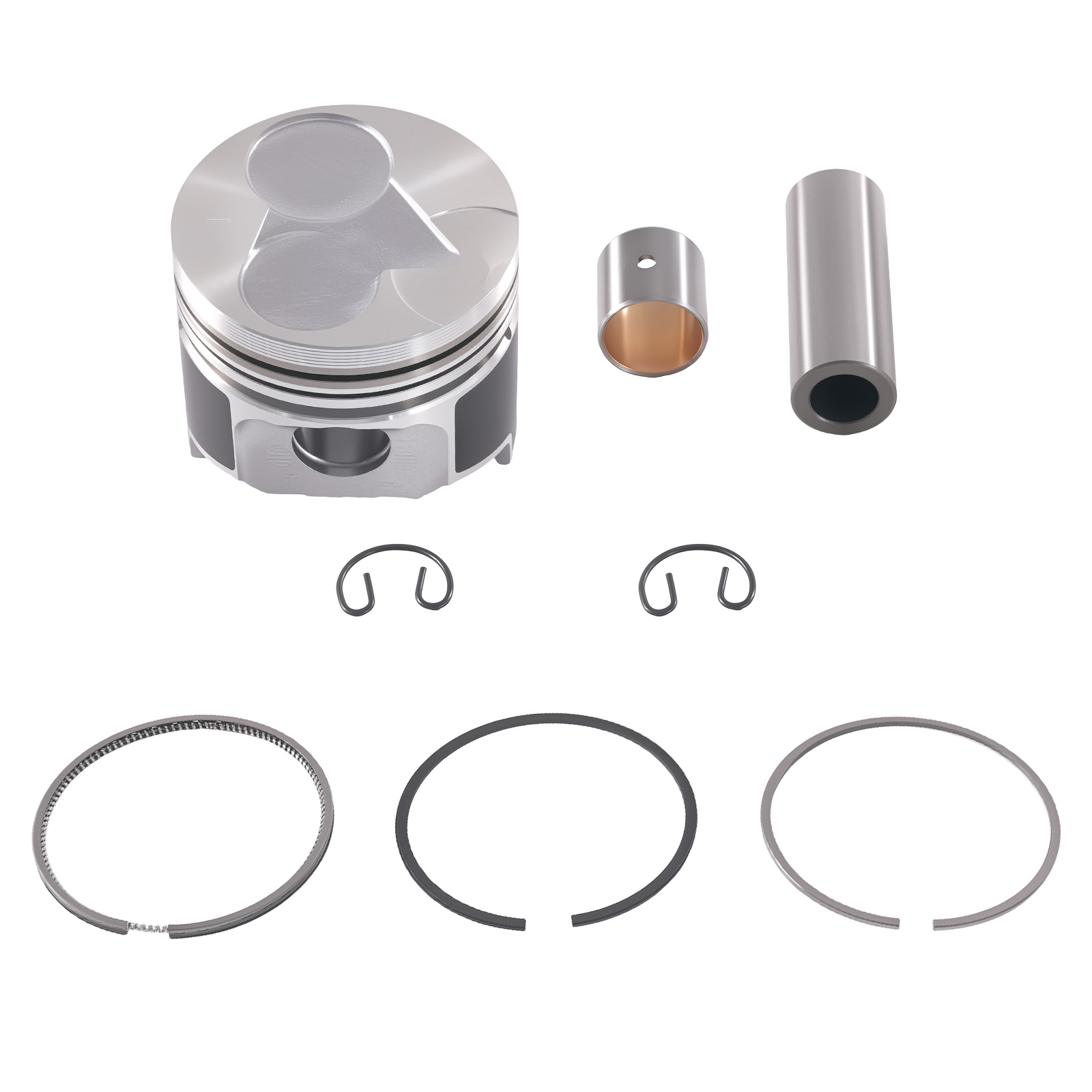 Engine Rebuild Piston Kit for Kubota D1105 V1505 D1305 16060-21114 Steel