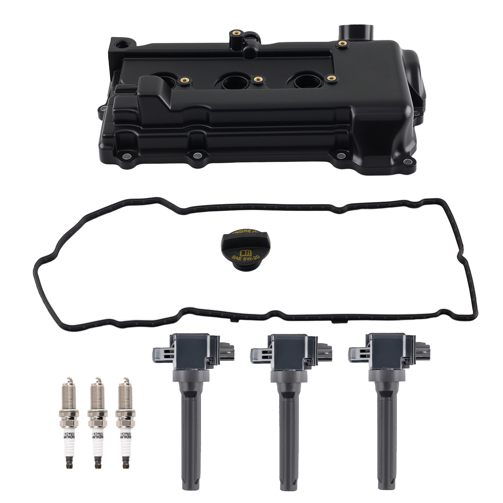 Engine Valve Cover for Mitsubishi Mirage/Mirage G4/Outlander 14-22 w/ Coil Kit