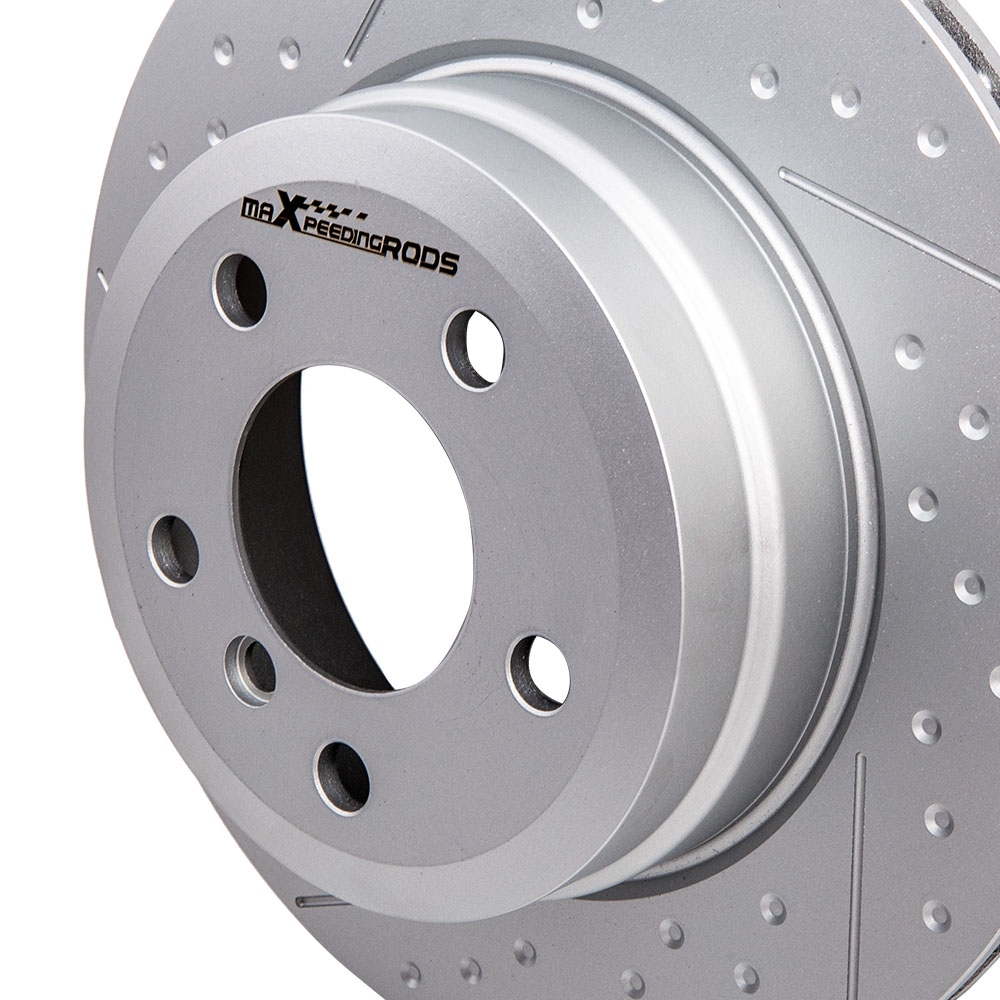 Spoke Rear Brake Rotors Dics Stainless Steel Drilled for BMW E70 F15