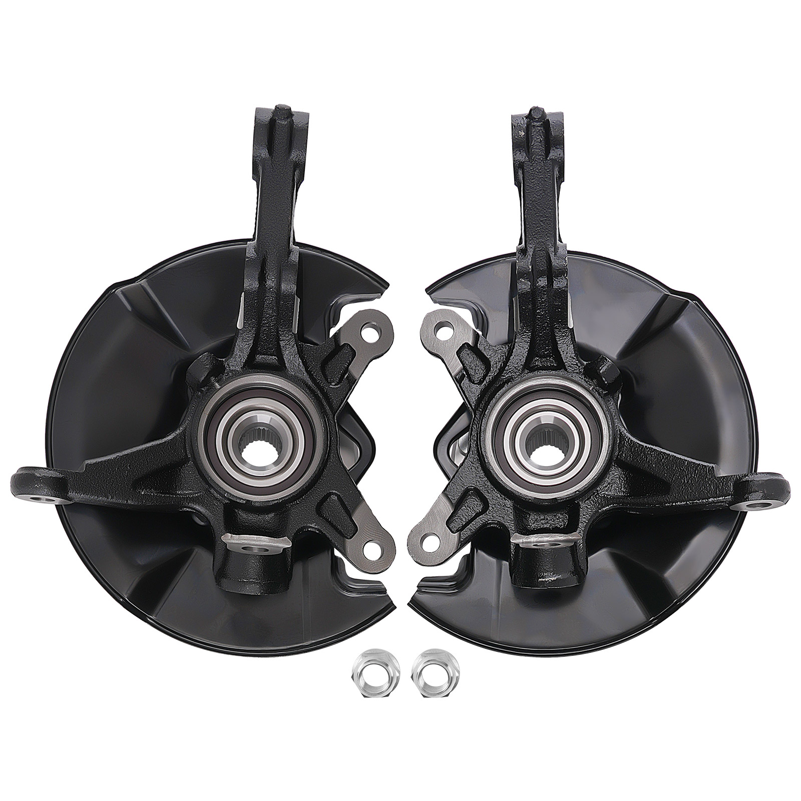 Pair Front Steering Knuckle & Wheel Hub Bearing FOR HONDA CIVIC DX, DX-G 698451