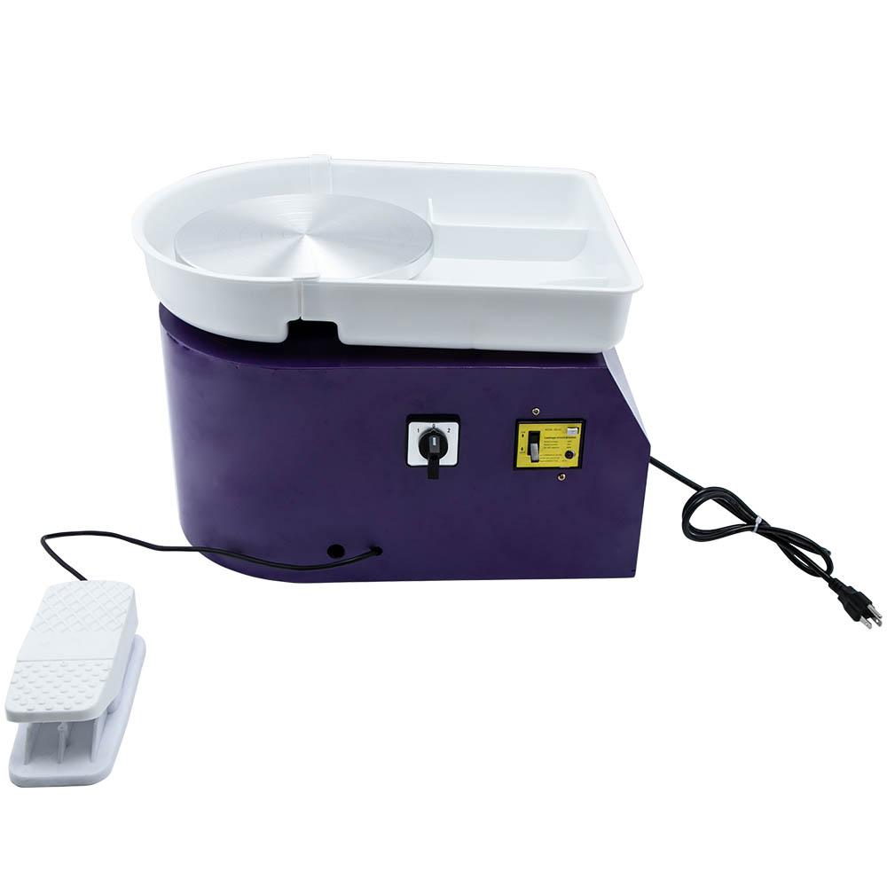 350W 110V 25cm/9.84'' Electric Pottery Wheel Ceramic Machine Art Clay Craft