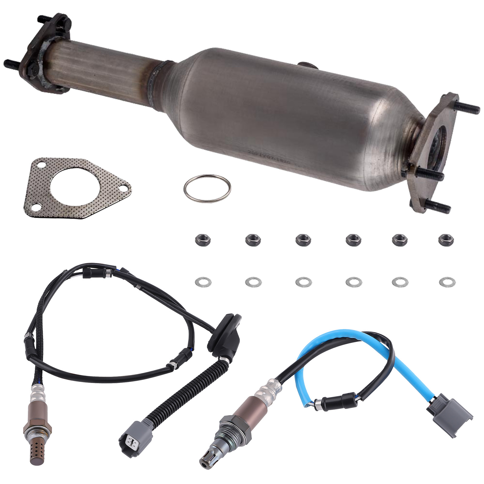 Catalytic Converter W/ O2 Sensor Set for Honda Accord EX Sedan 4-Door 2.4L 03-07
