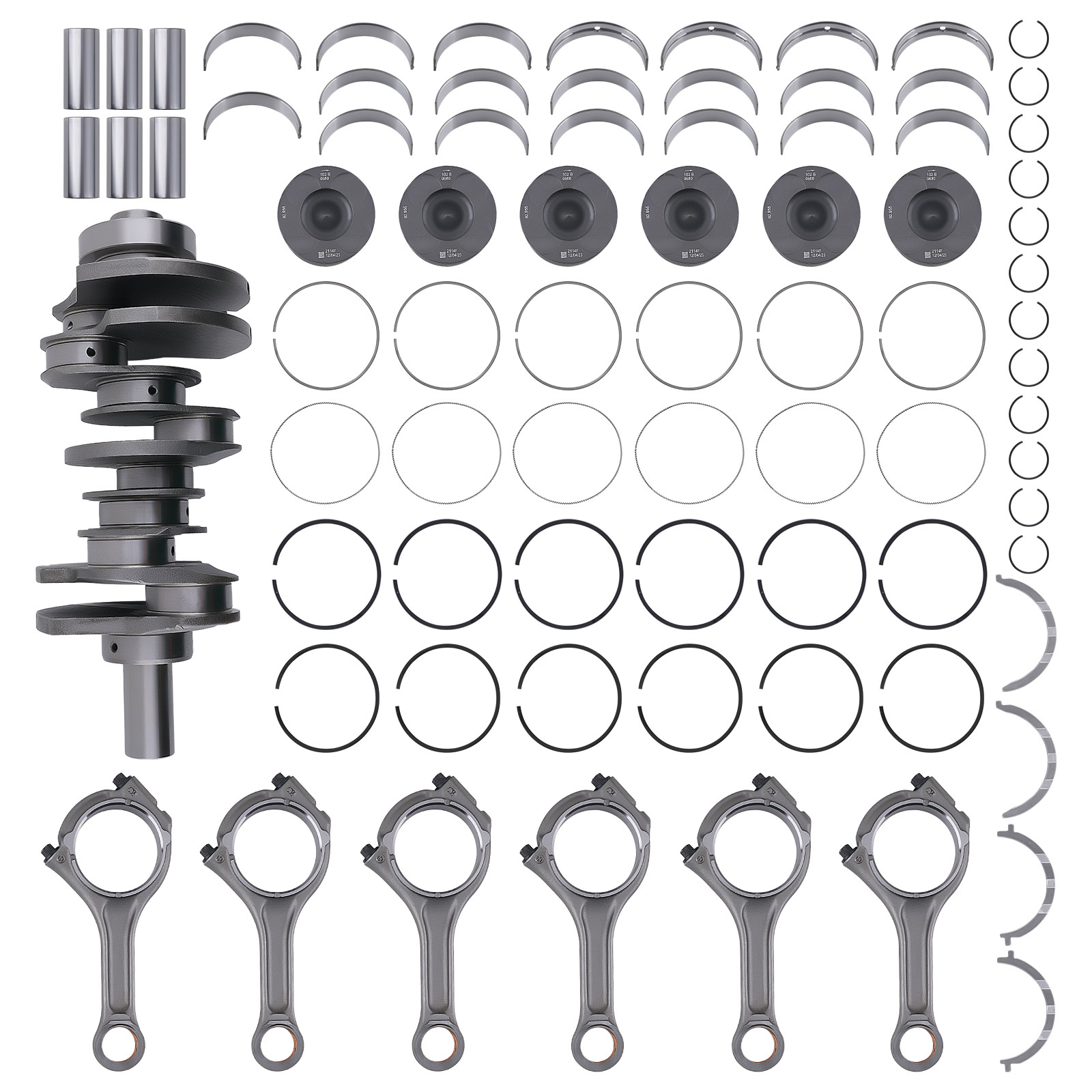 Crankshaft Piston Connecting Rod Kit for Jeep Grand Cherokee 3.0L 2014-2018