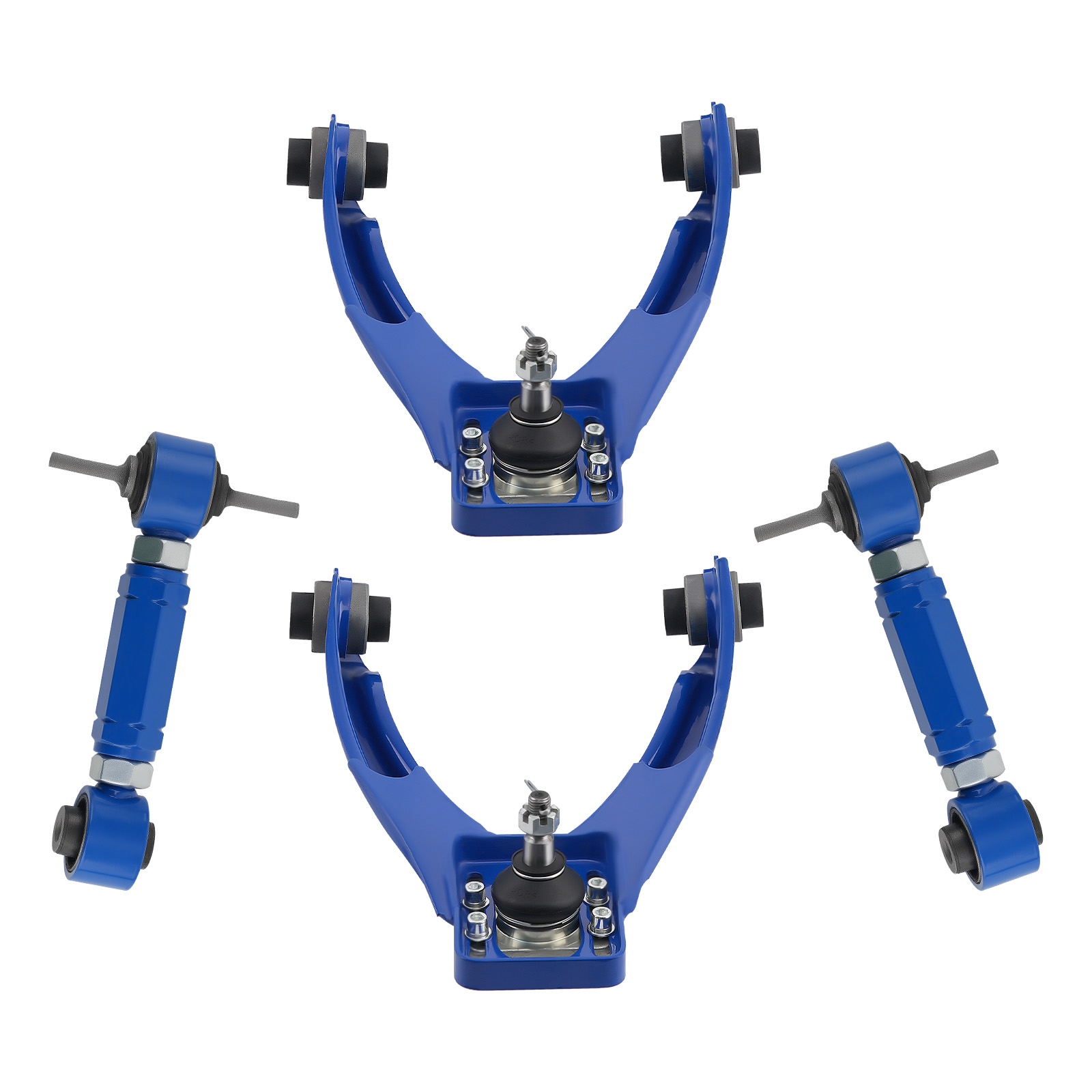 Rear Lower & Front Upper Control Arms + Rear Camber Kit For 96-00 Honda Civic