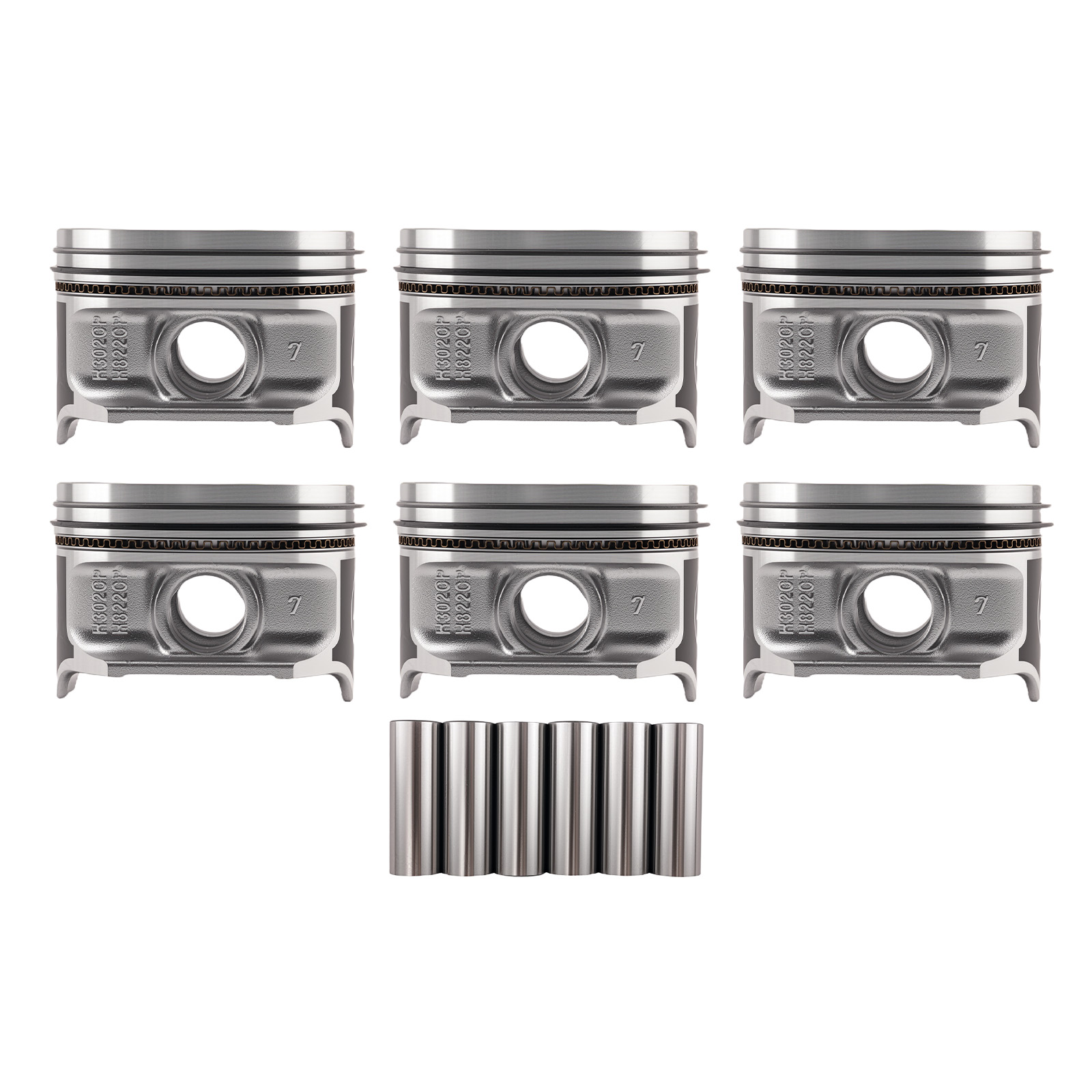 Engine Piston Set for Jeep Wrangler TJ Cherokee 4.0L L6 96-2006 H802CP