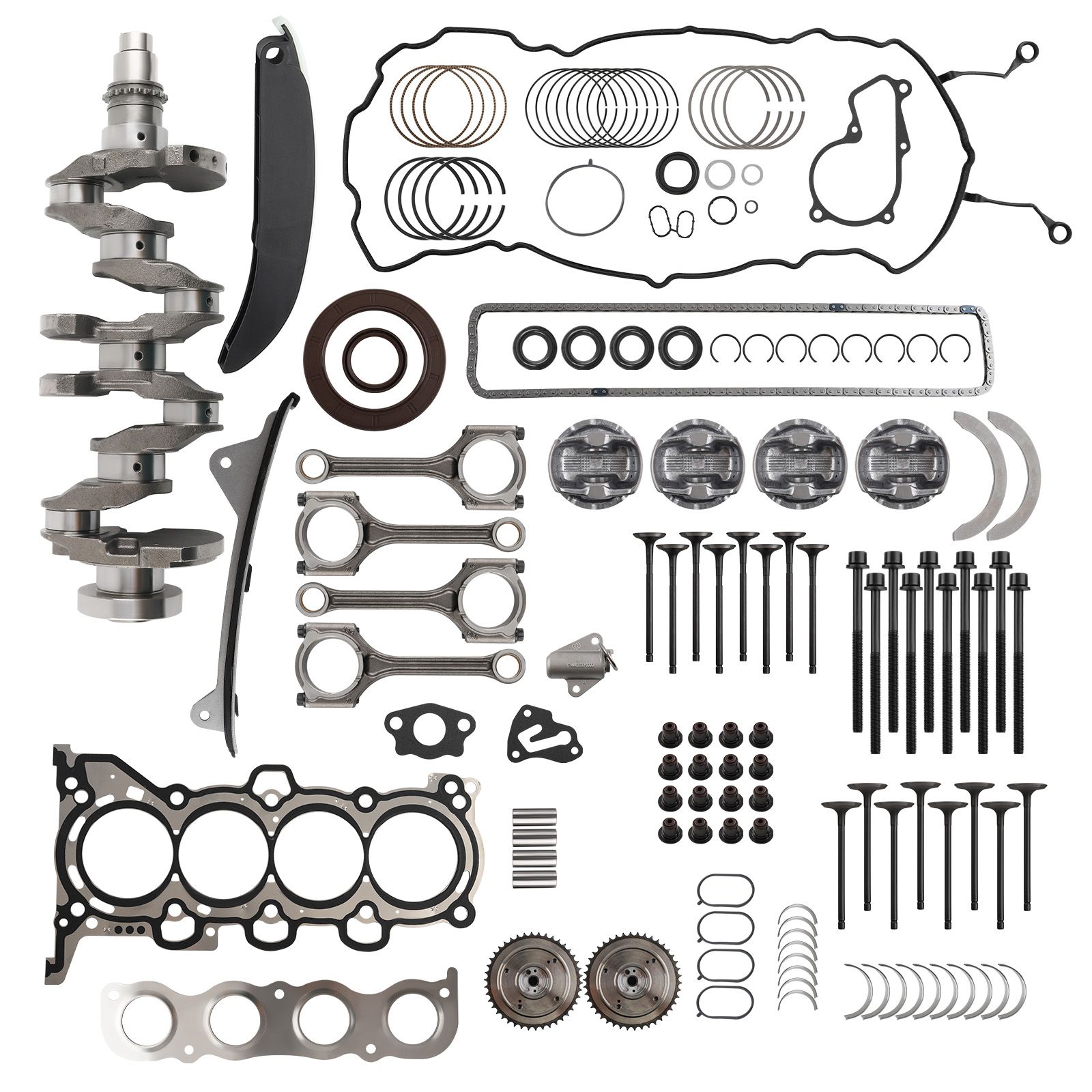 G4NC 2.0L Engine Rebuild Overhaul Kit For 2014-2019 Hyundai Elantra Tucson Kia