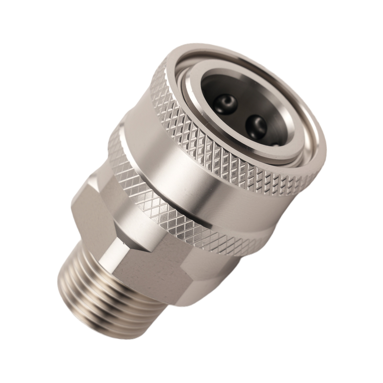 3/8 Inch NPT Quick Connect Plug Fitting Pressure Washer Adapter Steel 4Pcs