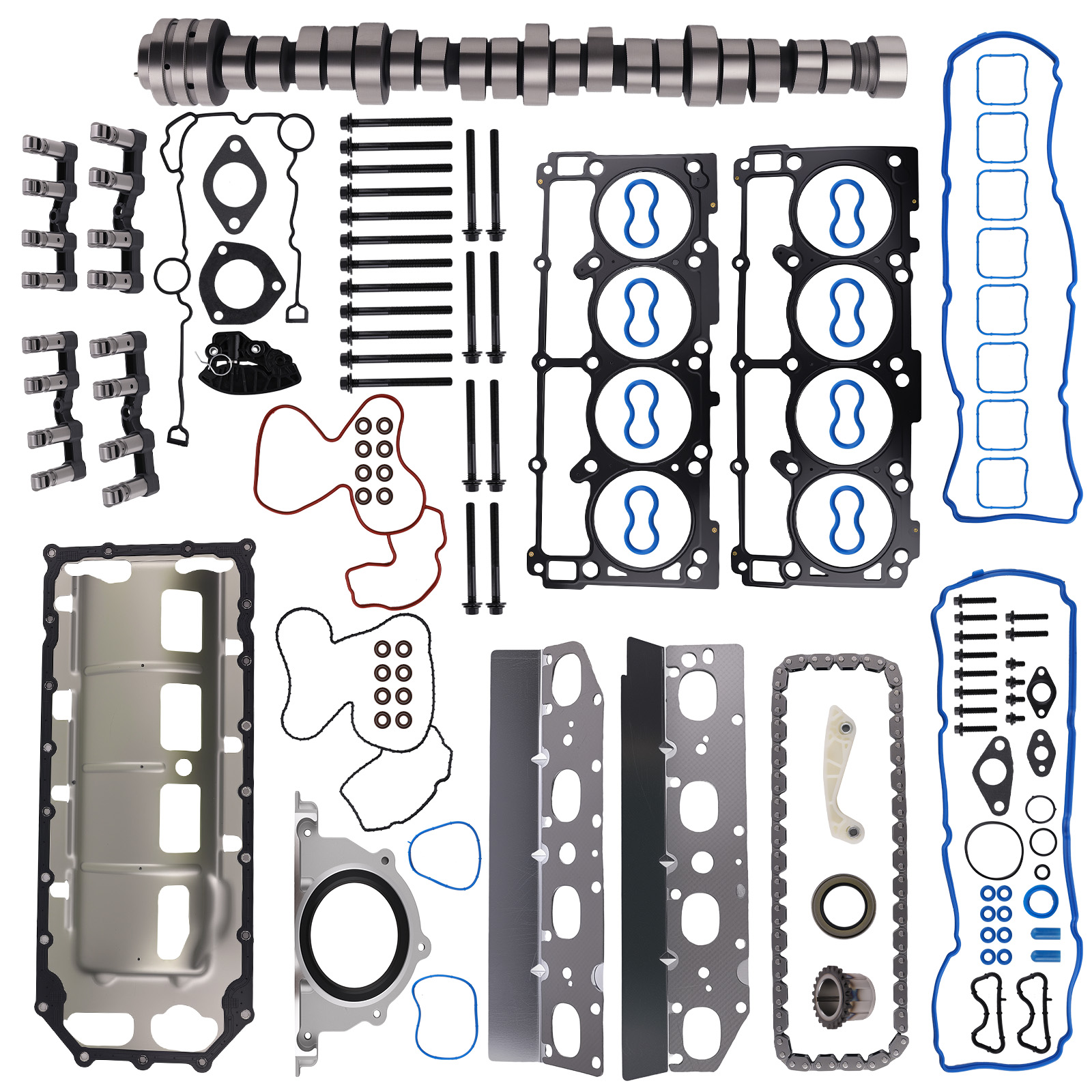 Camshaft & Lifters & Timing Kit for Dodge Ram 1500 Pickup 5.7L V8 2011 2012-2015