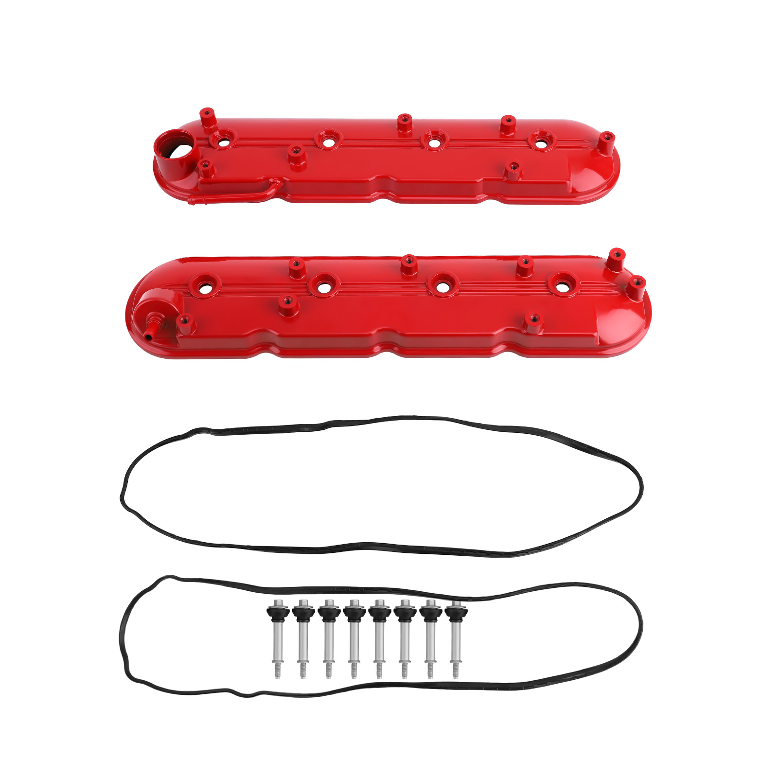 LH & RH Valve Cover w/ Gasket for Chevrolet Silverado GMC Sierra 1500 2009-2013
