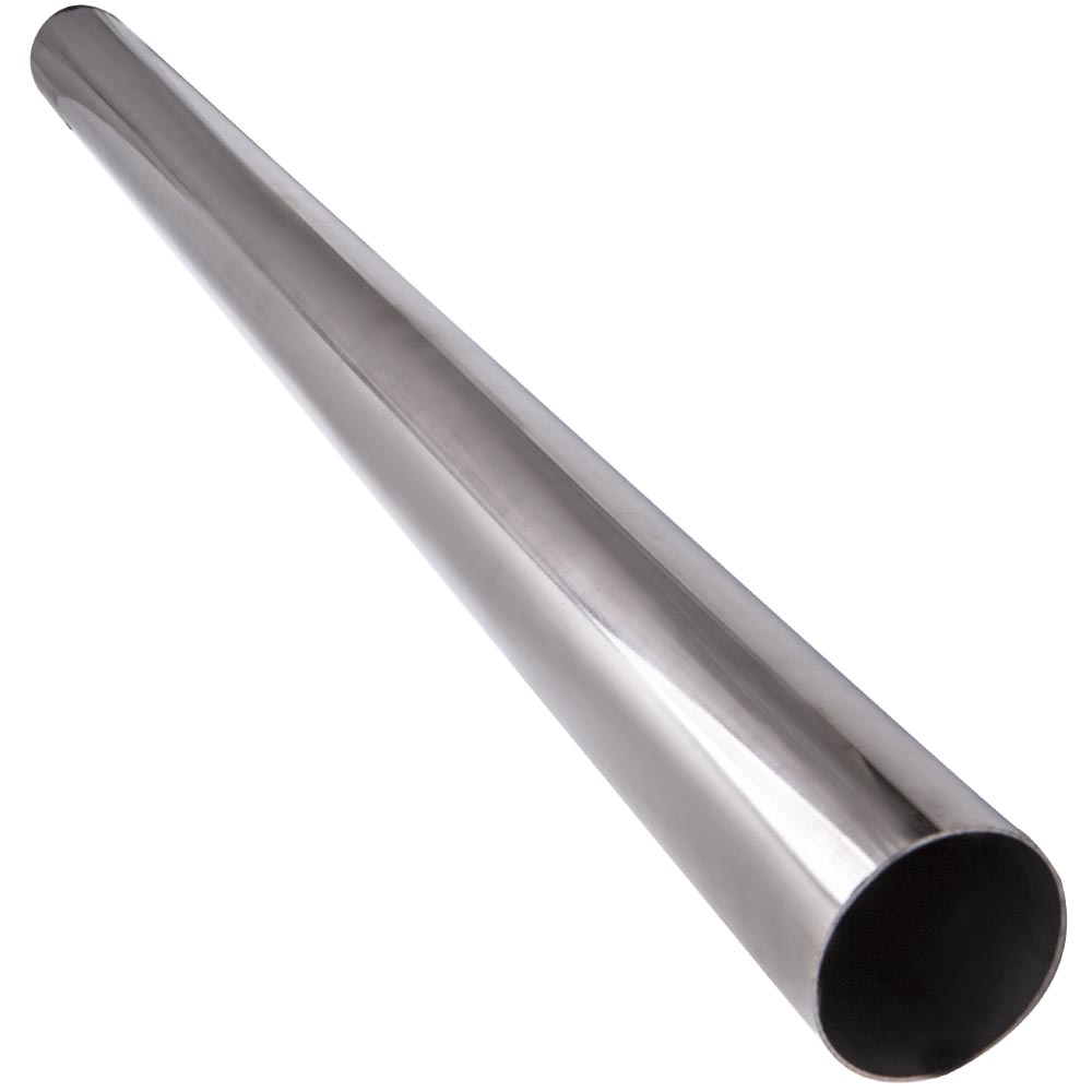 3" OD 76mm T-304 Steel Straight Tube Pipe Exhaust 4FT / 48“ Thickness:1 1.5 Inch Od Steel Tubing