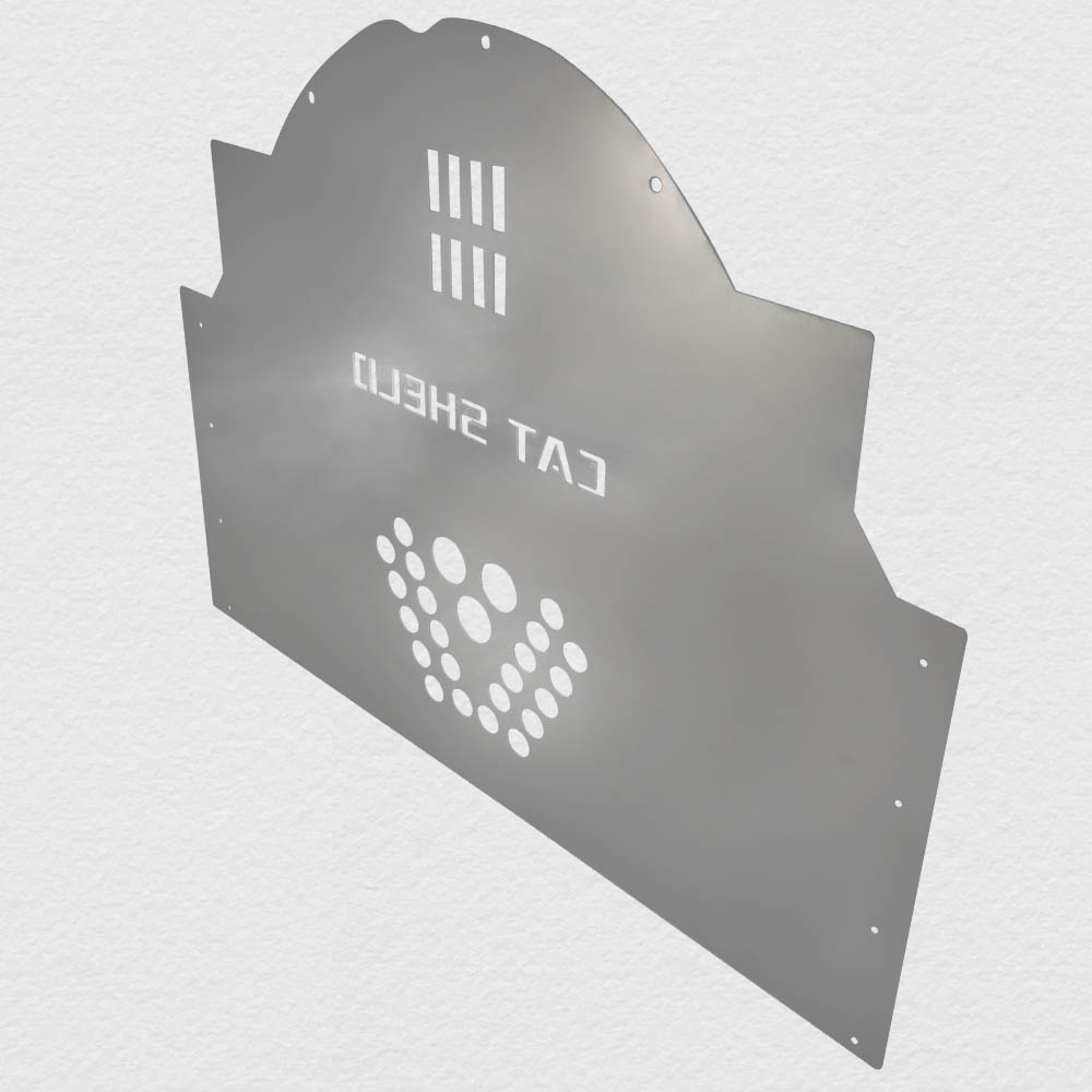 Aluminum Cat Shield for 0409 Prius Catalytic Converter Protection