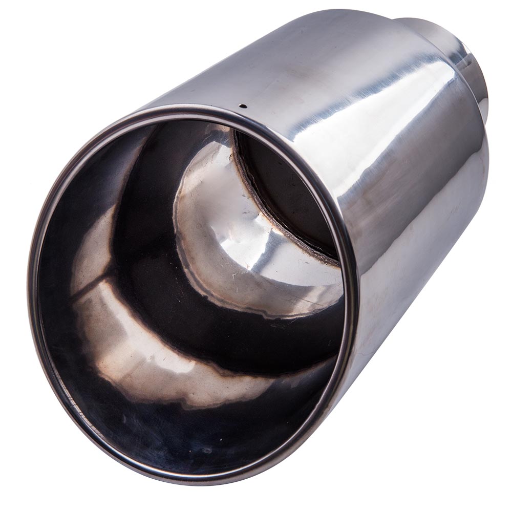 5 inch Inlet 8" Outlet 15 inch Long Rolled End Angle Cut Exhaust Tip Tail Pipe | eBay 5 Inch Inlet 8 Inch Outlet Exhaust Tip