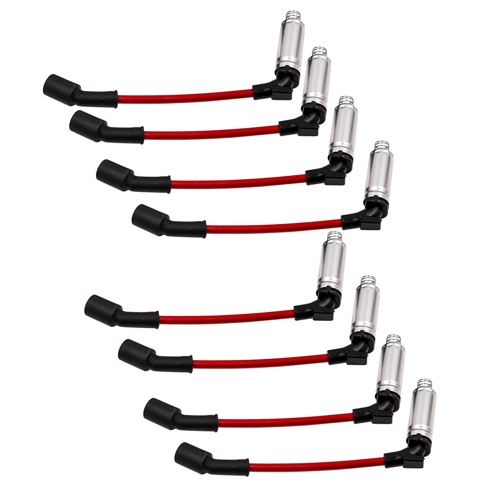 8pcs Spark Plug Wires For Chevrolet Silverado 15002500 9906 LS1 4.8L