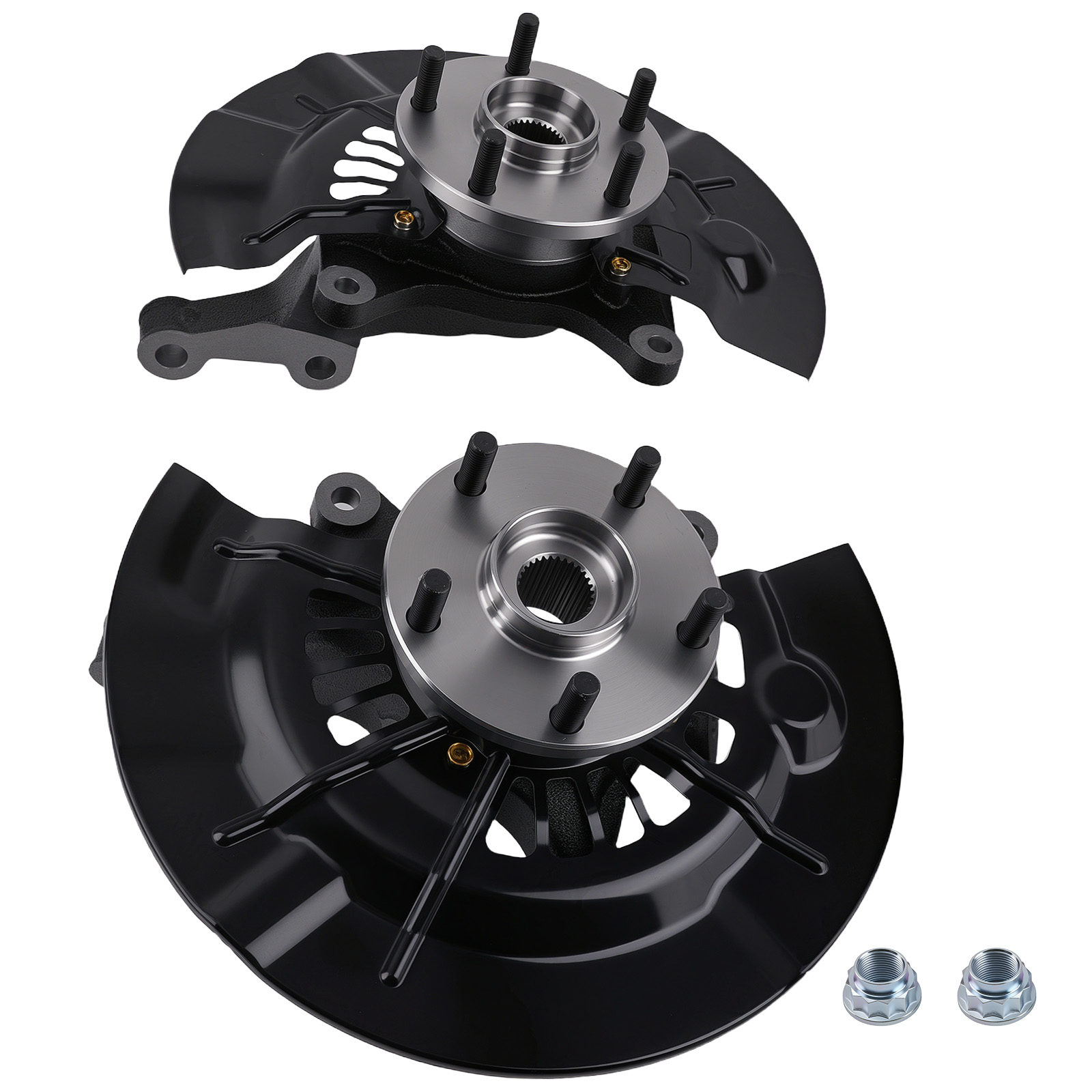 Front Steering Knuckles & Wheel Hub for Toyota Camry Avalon XLE 2012-2017