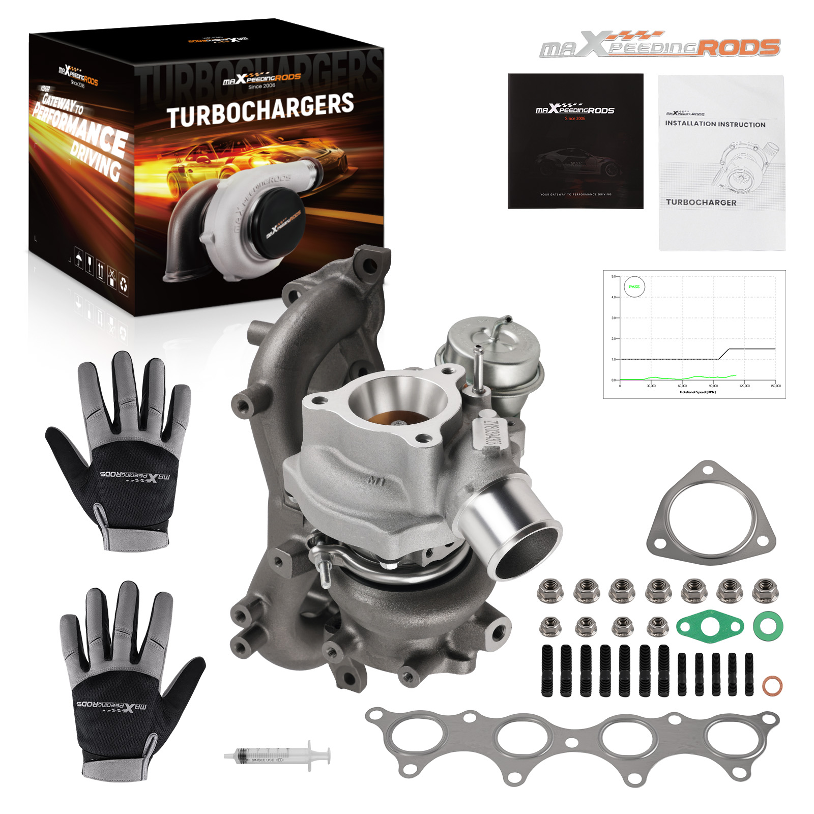 Upgraded Billet Turbo Turbocharger For Kia Forte Hyundai Veloster 1.6L 2013-2017