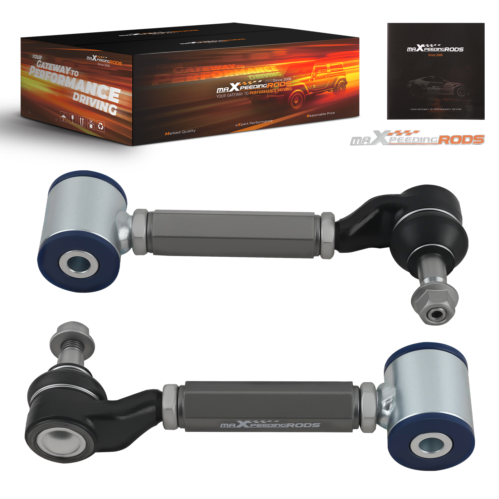 Rear Adjustable Camber Kit For 2004-2008 Acura TSX 2003-08 Honda Pilot FWD/AWD