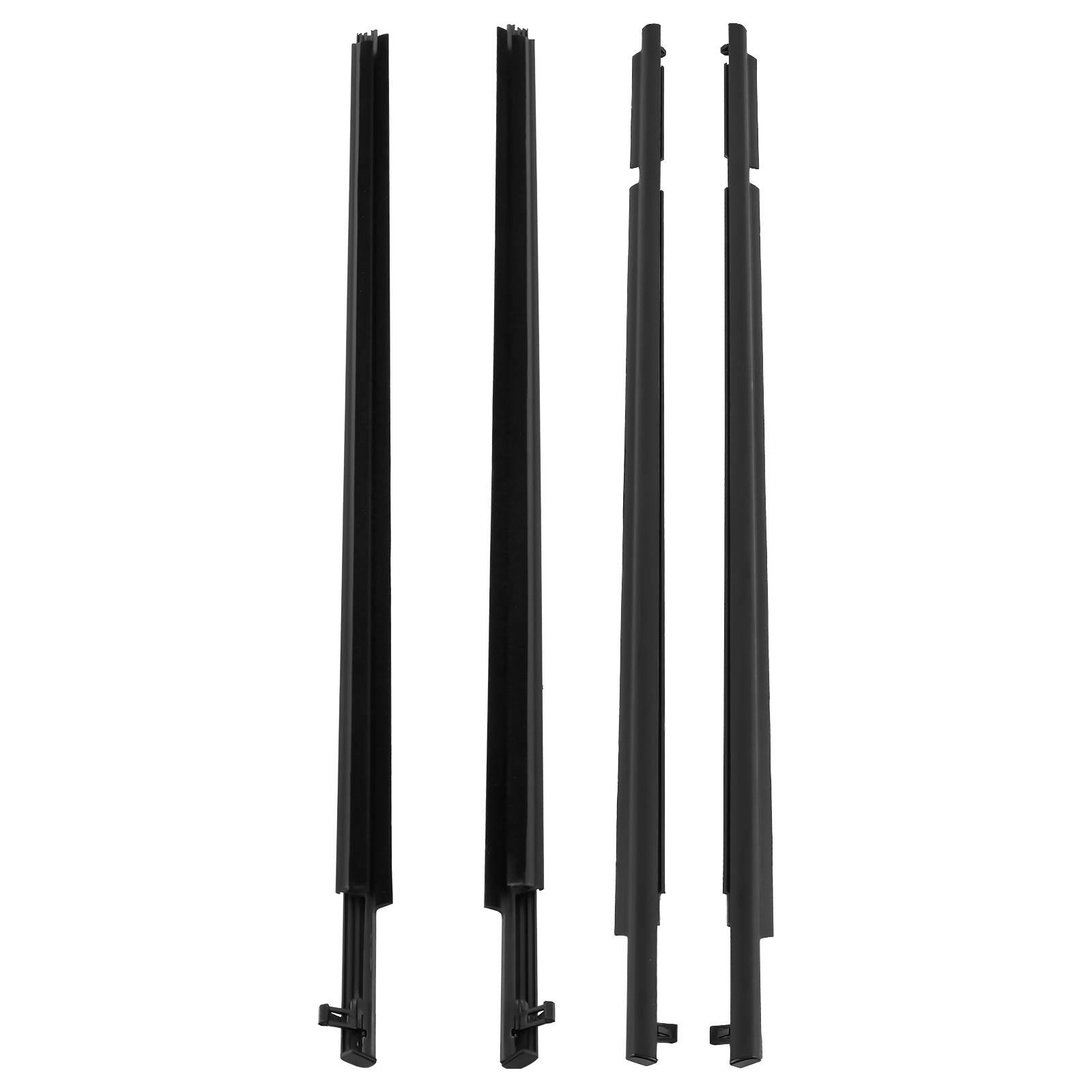 Window Weatherstrip Seal Belt Outer Molding Trim 4x Set for Toyota RAV4 06-2008