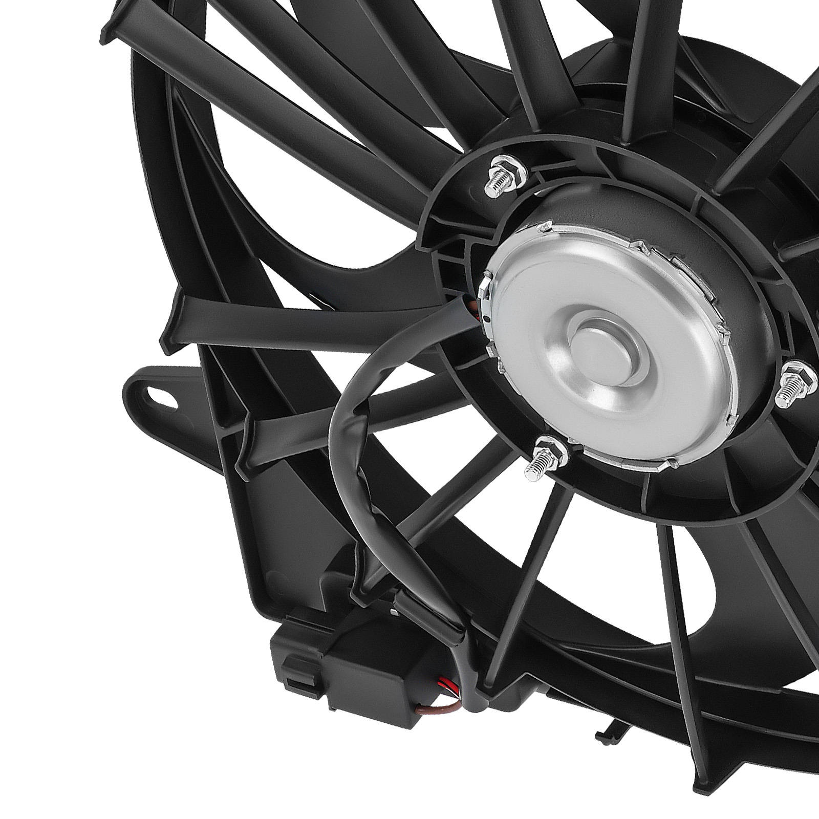 Cooling Fan Assembly for Jeep Wrangler JK V6 3.8L 07-2011 52079654AE 55056642AC