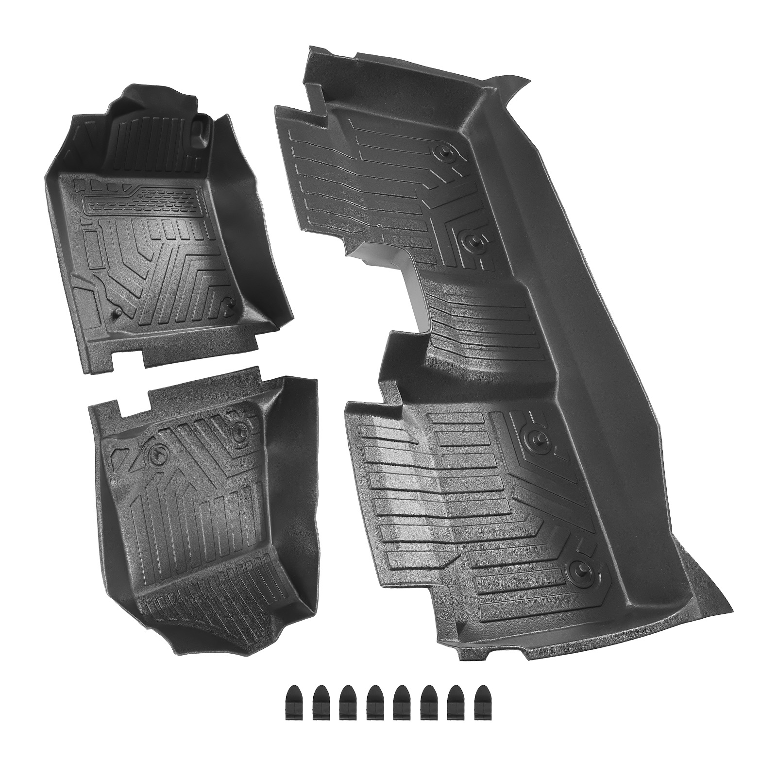 Car Floor Mats Custom Fit Waterproof For Toyota Camry 2007 2008 - 2011 Rubber