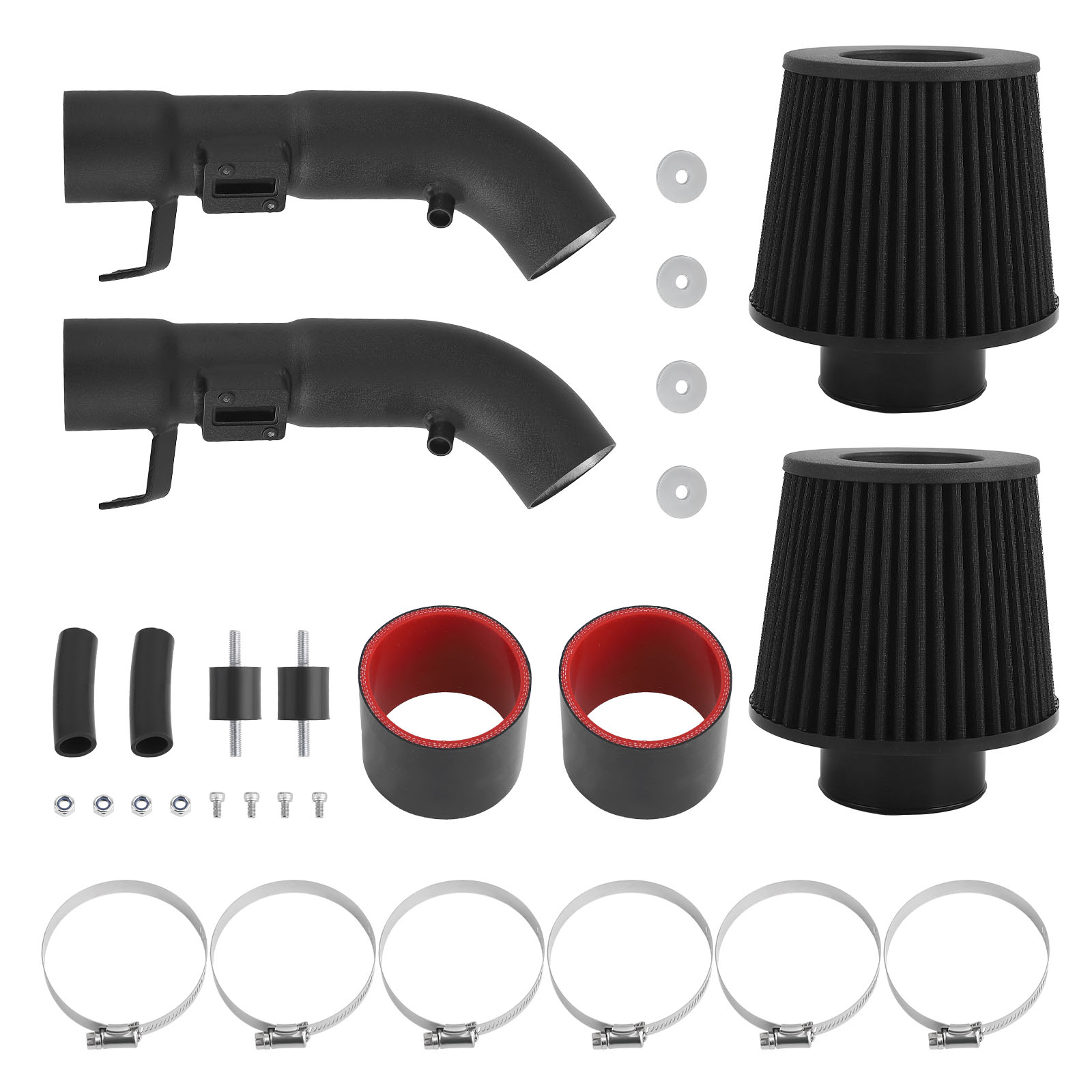 Air Intake System Kit Aluminum For Infiniti G35 Sedan 07-08 G37 09-13