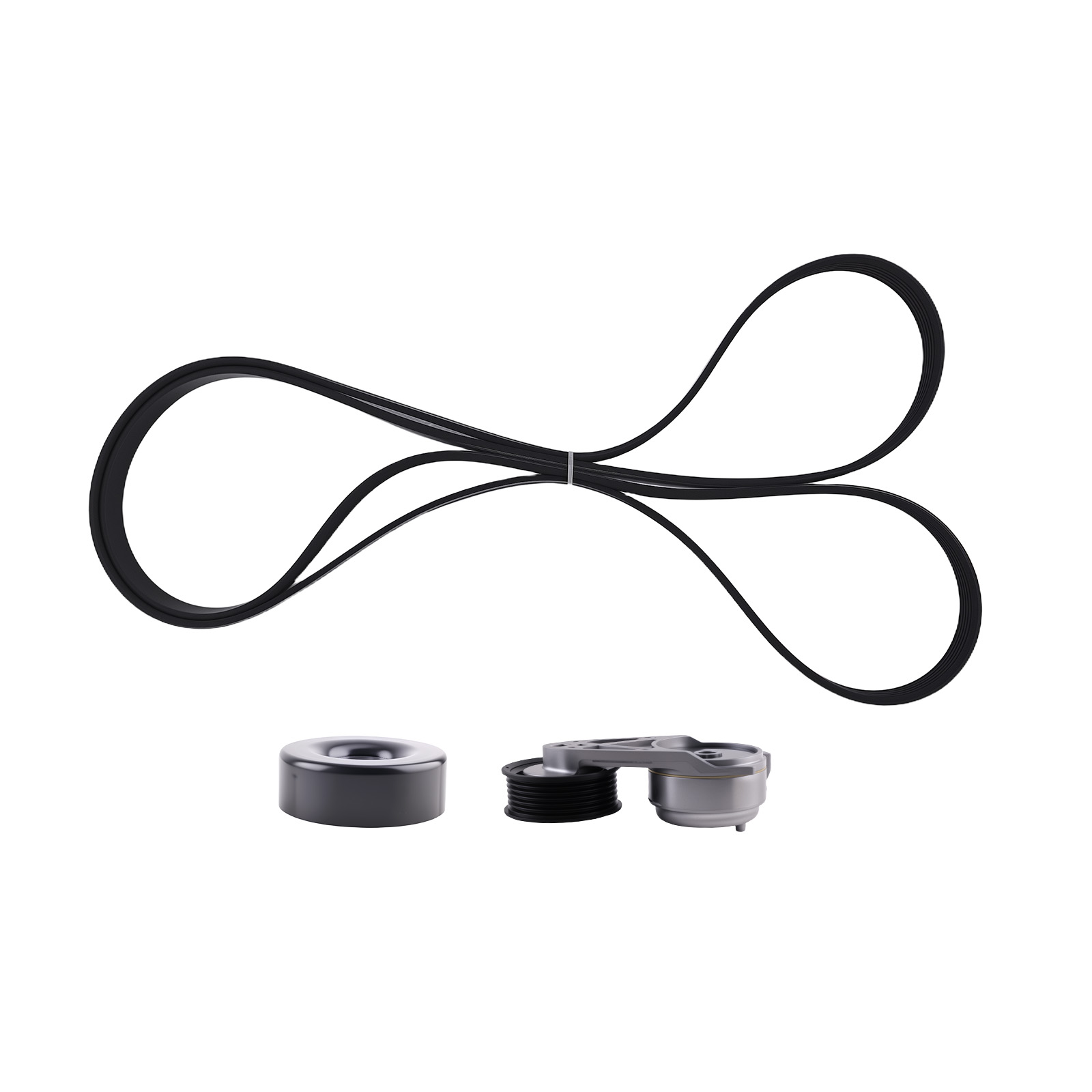 Serpentine Belt Drive Component Kit for Ford Mustang 4.0L V6 2005-2010 Front