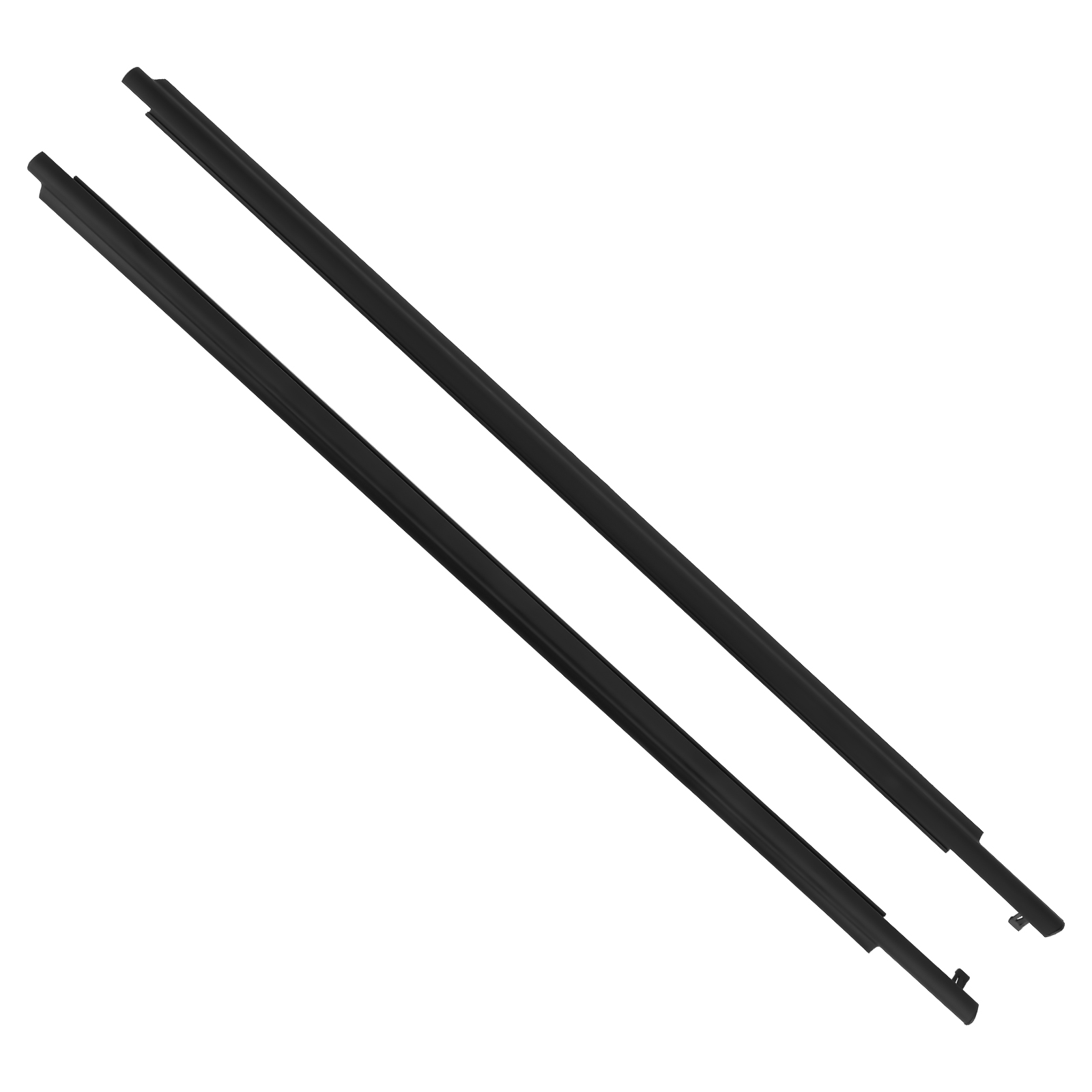Window Weatherstrip Seal Belt Outer Molding Trim 4x Set for Toyota RAV4 06-2008