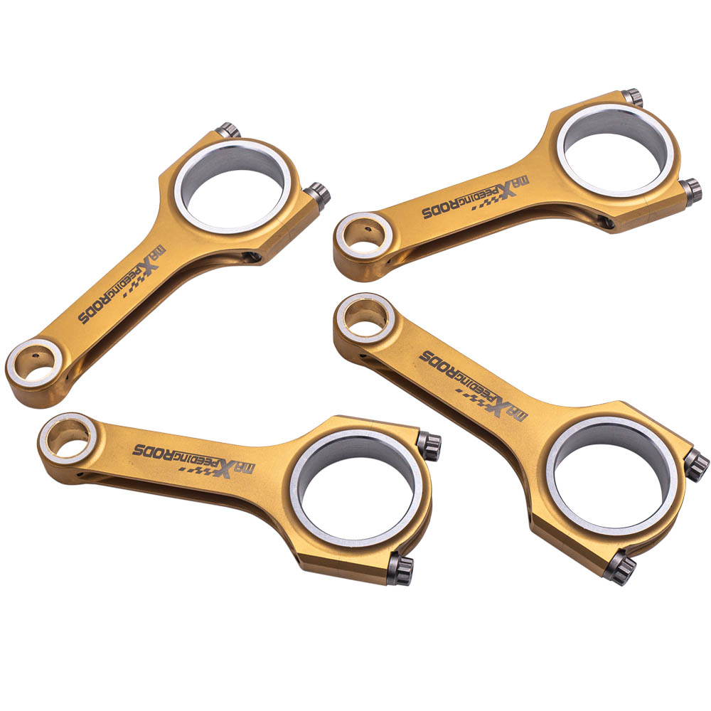 Titanized EN24 Connecting Rods for Honda Civic CRX D16 ZC SOHC VTEC D ARP 5.394