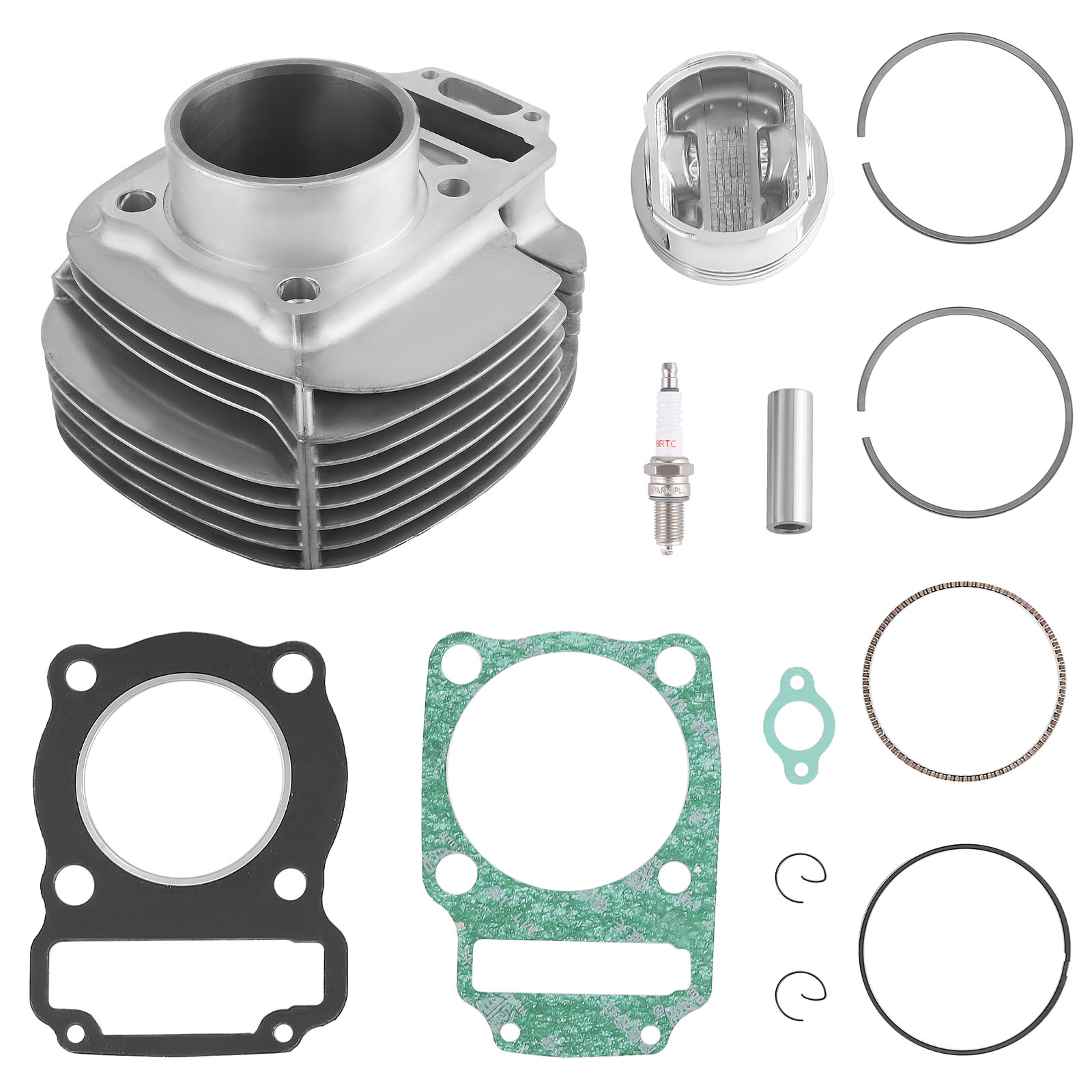78.5mm Cylinder Jug Top End Piston Gaskets Kit for Polaris Magnum 325 2000-2002