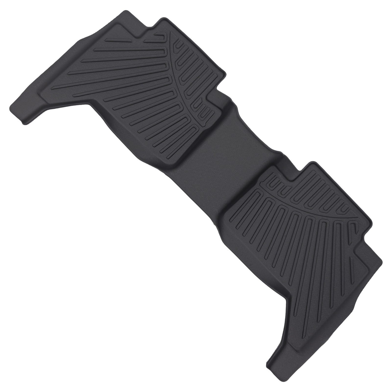 All Weather Floor Mats for Toyota Tacoma Double Cab 2018-2023 Black TPE