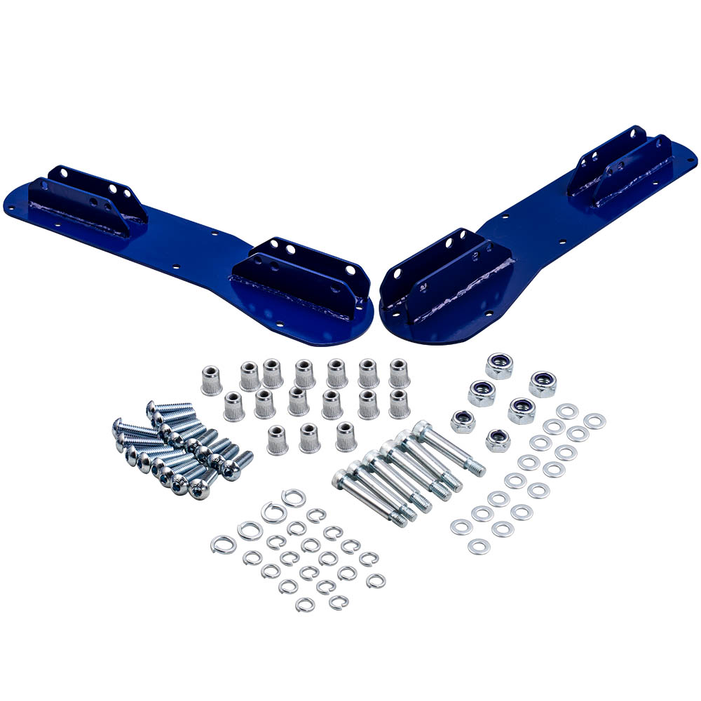 Third Row Seat Bracket Kit w/ Hardware For Jeep Wrangler JK 4 Door 2007-2018