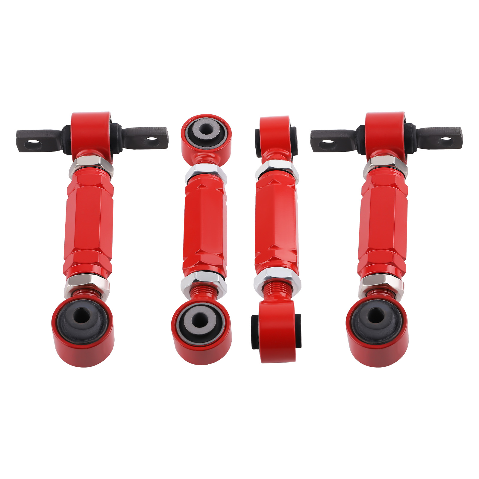 4PCS Rear Camber Toe Arm Kit for Honda Civic 88-00 EF EG EK Integra 90-01 DA DC2