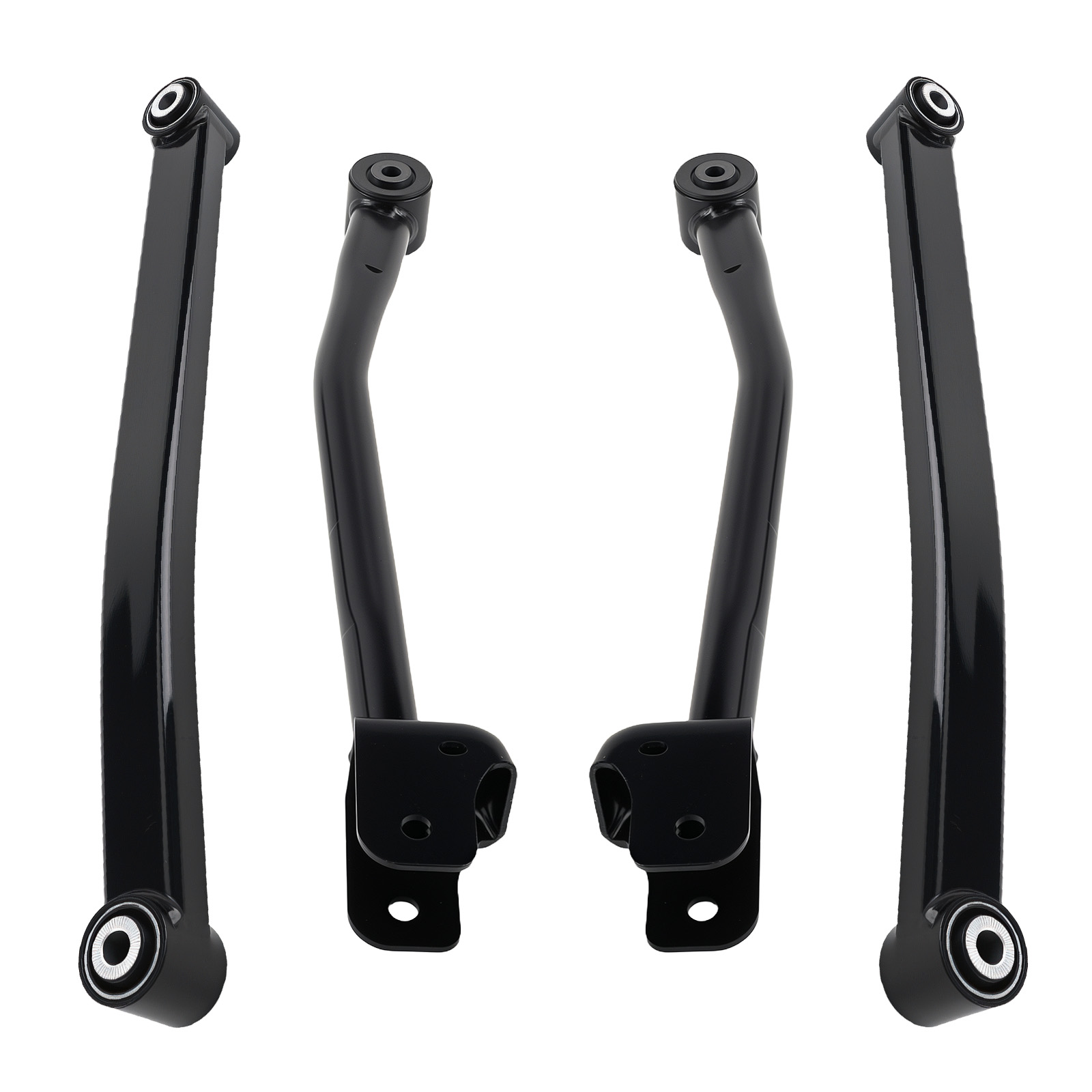 4pcs Front Upper & Lower Control Arm Set For 2018-2023 Jeep Wrangler Gladiator