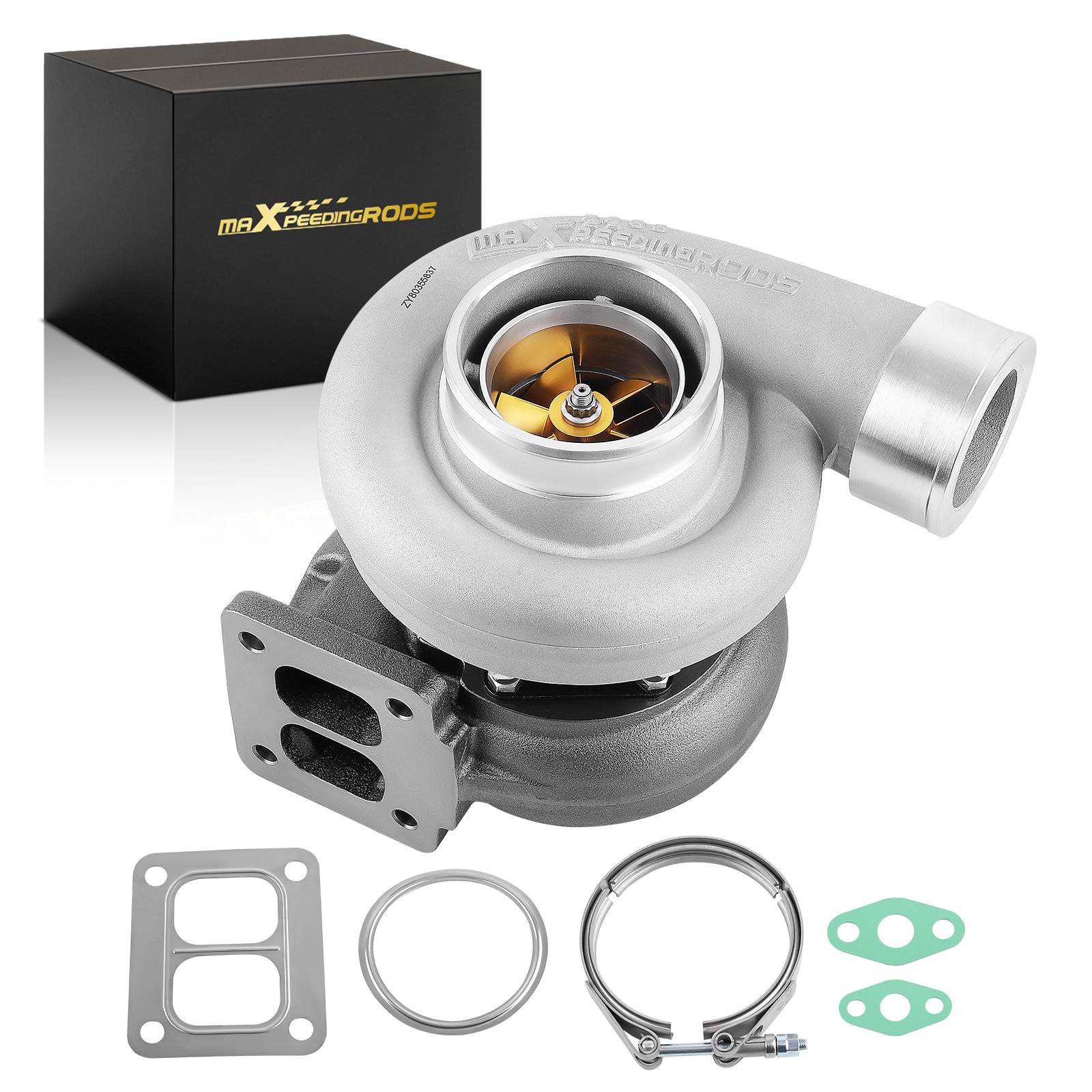 Turbo Gt45 T4 V-band 1.05 A/r 600+hps For Chevrolet Silverado 1500 Wt Crew 2009