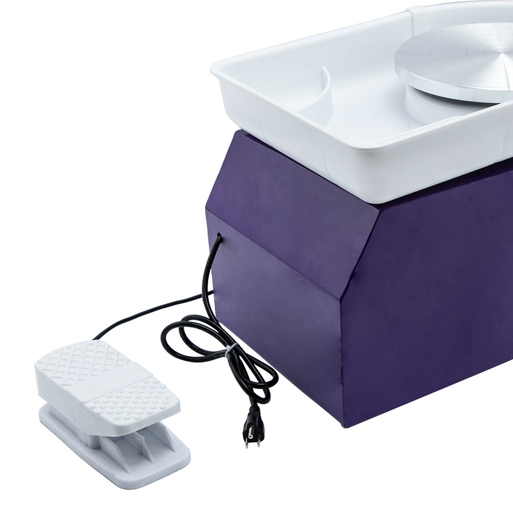 350W 110V 25cm/9.84'' Electric Pottery Wheel Ceramic Machine Art Clay Craft