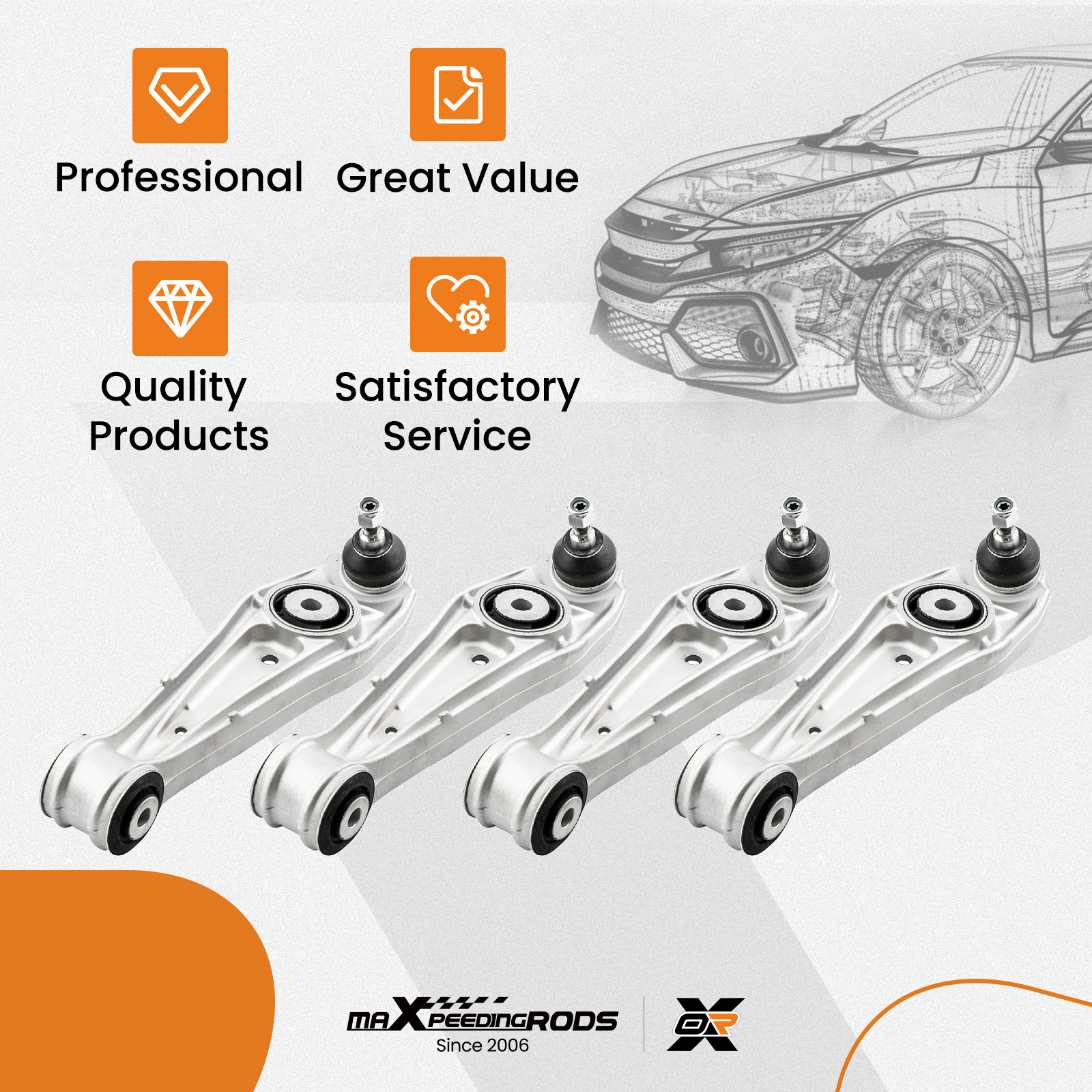 WHY CHOOSE OUR CONTROL ARM?