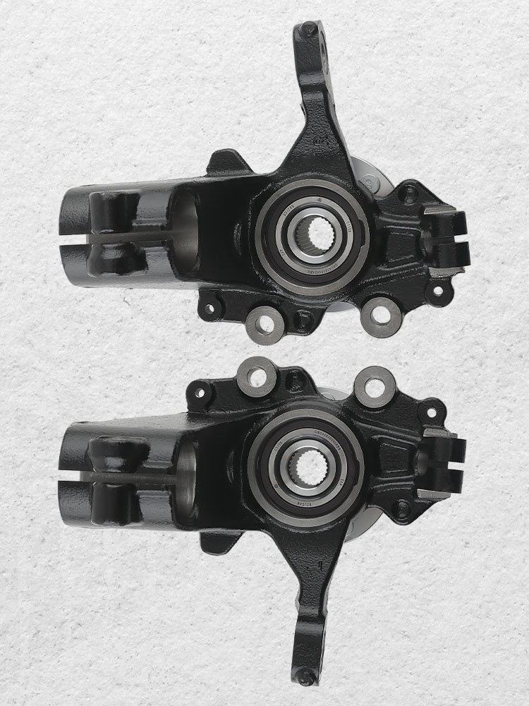 Pair Front Wheel Hub Bearing Steering Knuckle Assembly